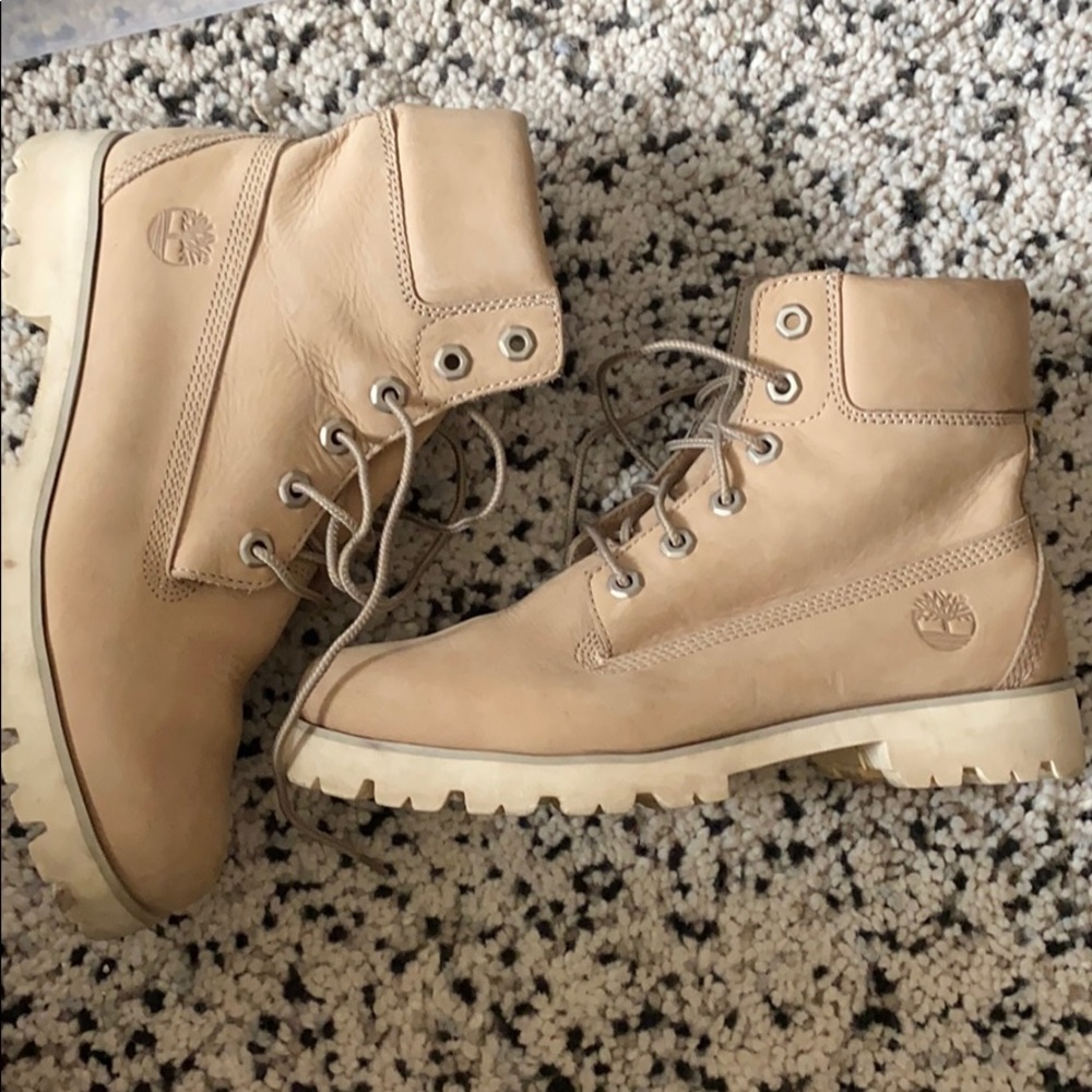 Tan Premium 6 inch Timberland Boots